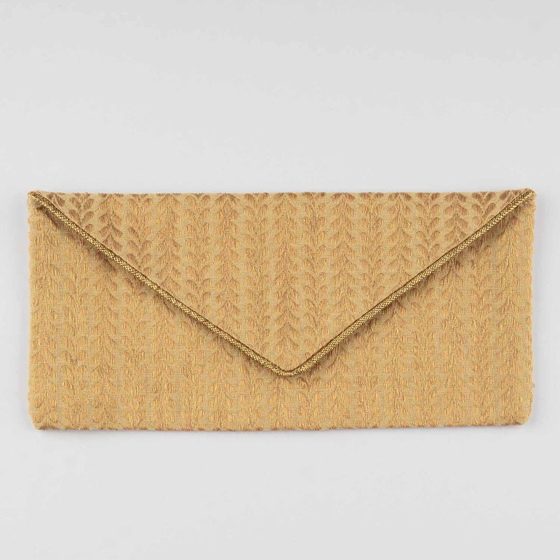 Gold Leaf Reusable Cloth Envelope